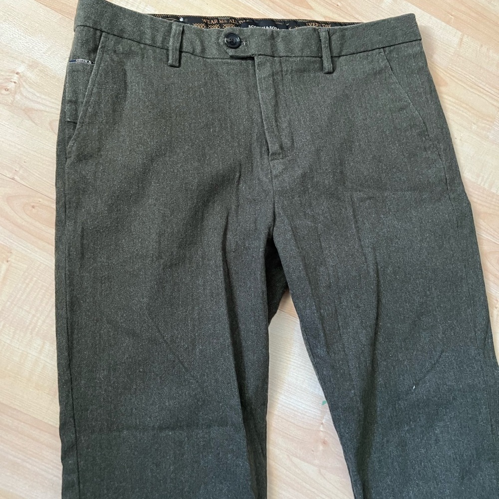 Scotch & Soda Dark Gray Men Pants - Picture 6 of 10